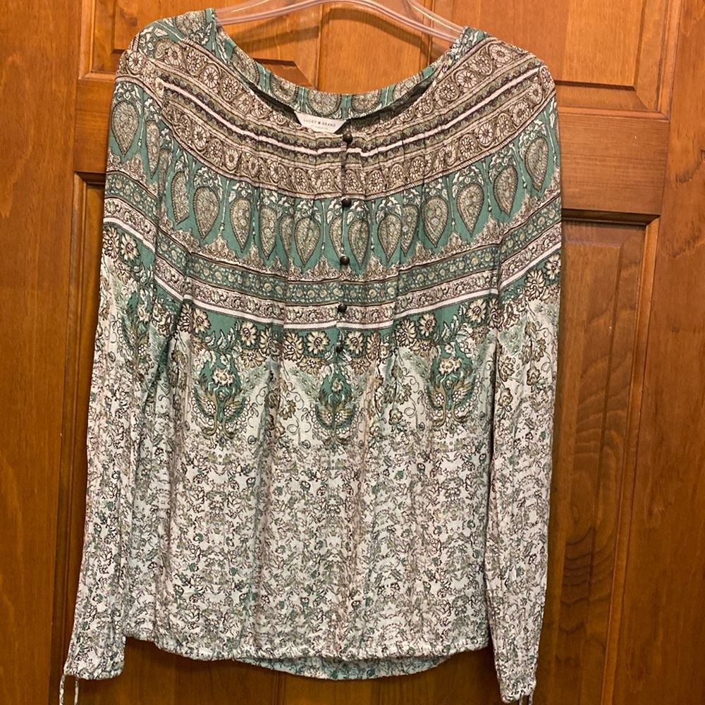 Lucky Brand Peasant Blouse